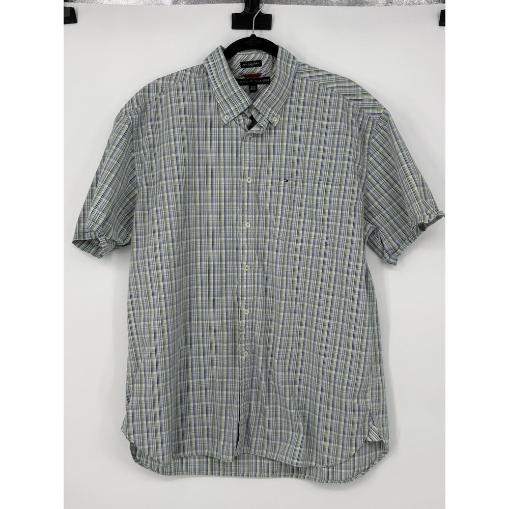 Tommy Hilfiger Men's Short Sleeve Button Up XL